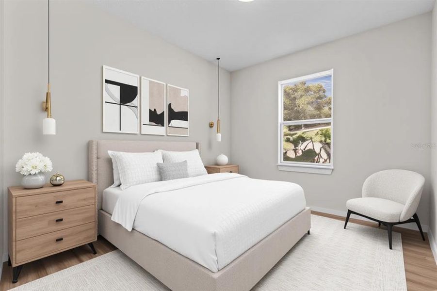 Furnished interior view inside a new home in , Orlando (Image 13).