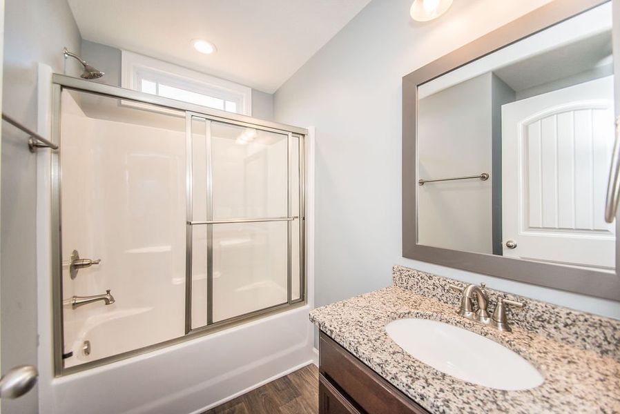 Representative furnished interior of a home built from the Jackson by Enchanted Homes in Ballentine Ridge, Lyman (Image 16).