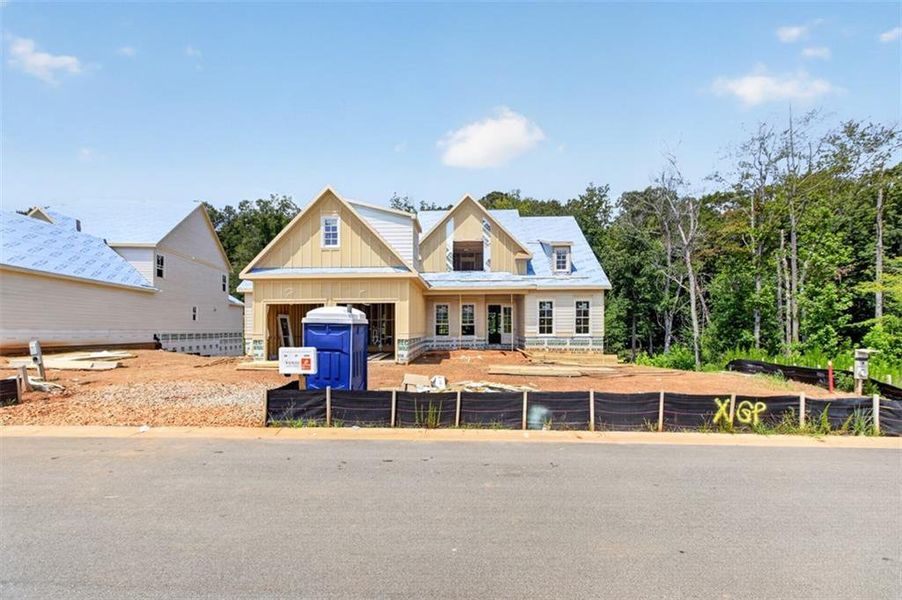 In-progress construction of a new home in , Statham, GA (Image 5).