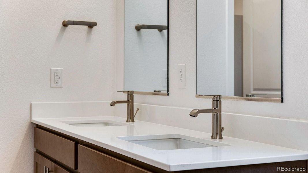 Close-up of interior finishes inside a home in Trails at Crowfoot, Parker (Image 19).