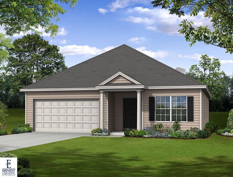 Wassaw A – Front Elevation Rendering Wassaw A – Front Elevation Rendering