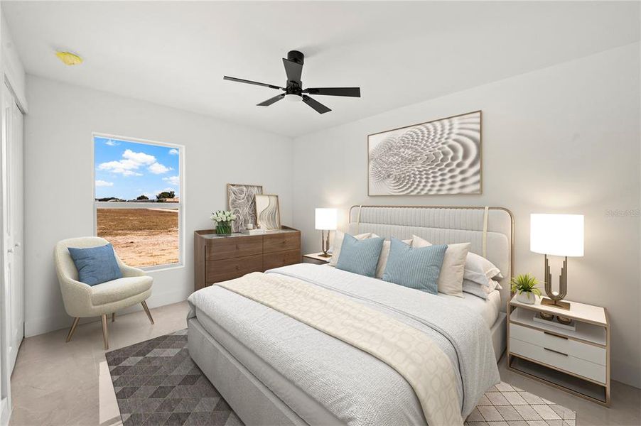Furnished interior view inside a new home in , Cape Coral (Image 11).