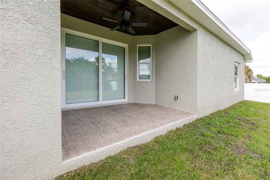 Exterior details and patio area of a home in , Englewood (Image 3).
