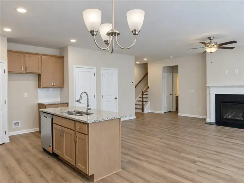 Furnished interior view inside a new home in Kingsmere Estates, Loganville (Image 7).