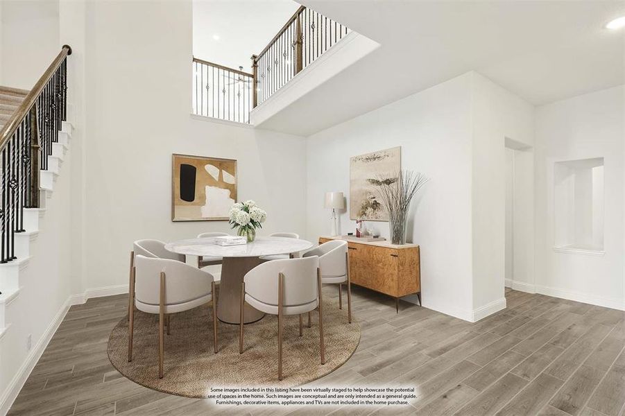 Furnished interior view inside a new home in Rockwood 90, Mansfield (Image 11). Furnished interior view inside a new home in Rockwood 90, Mansfield (Image 11).