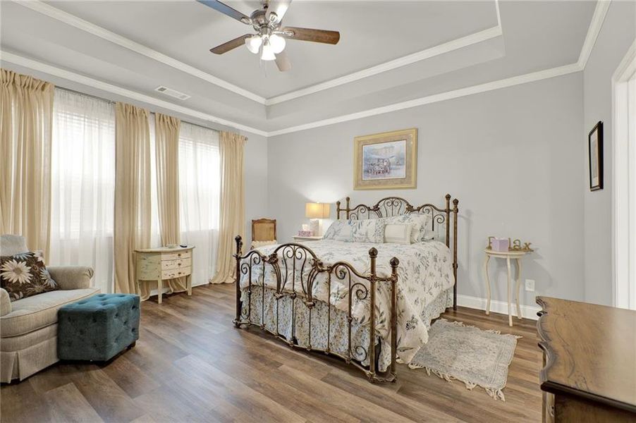 Furnished interior view inside a new home in , Flowery Branch (Image 11).