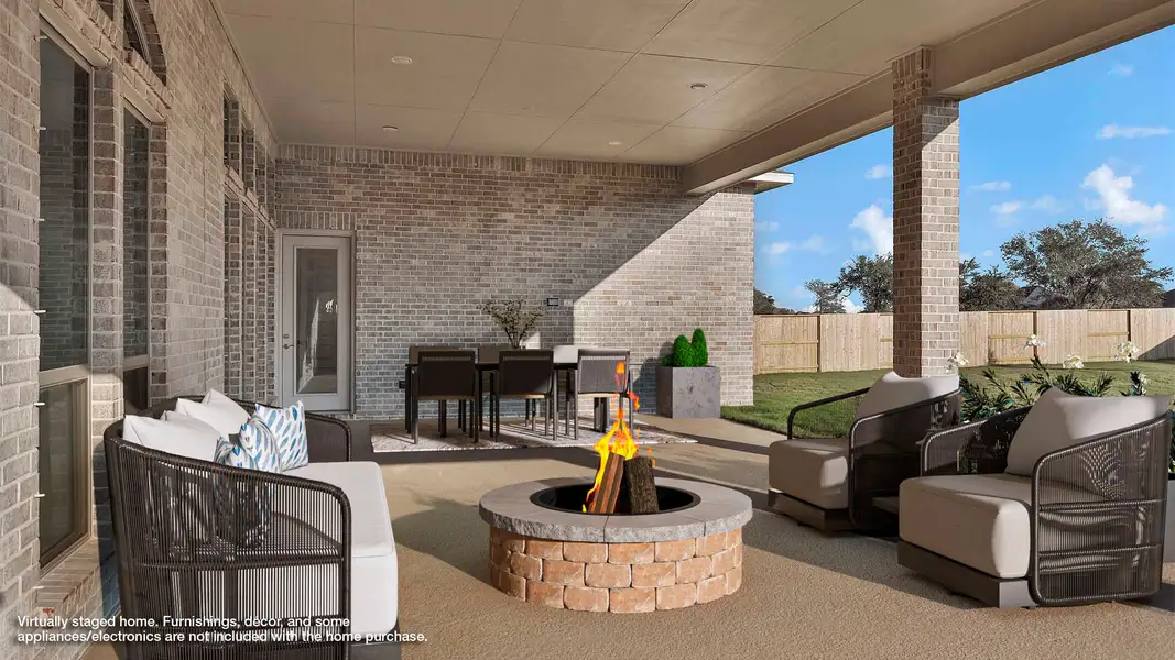 Representative exterior details of a home built from the 3578W by Perry Homes in Ventana, Fort Worth (Image 3).