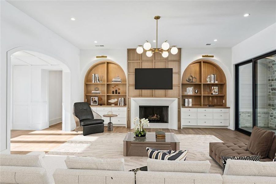 Furnished interior view inside a new home in , Brookhaven (Image 13).