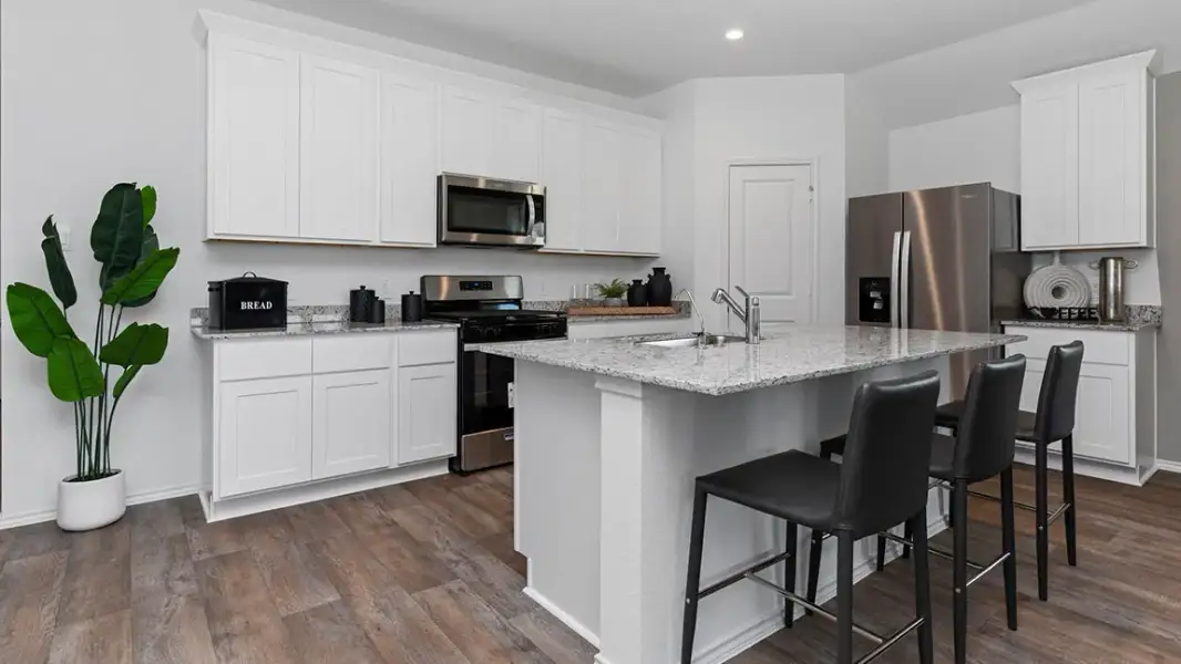 Furnished interior view inside a new home in Emberly, Beasley (Image 12).