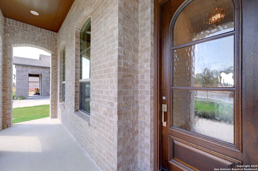 Exterior details and patio area of a home in VIDA, San Antonio (Image 21).