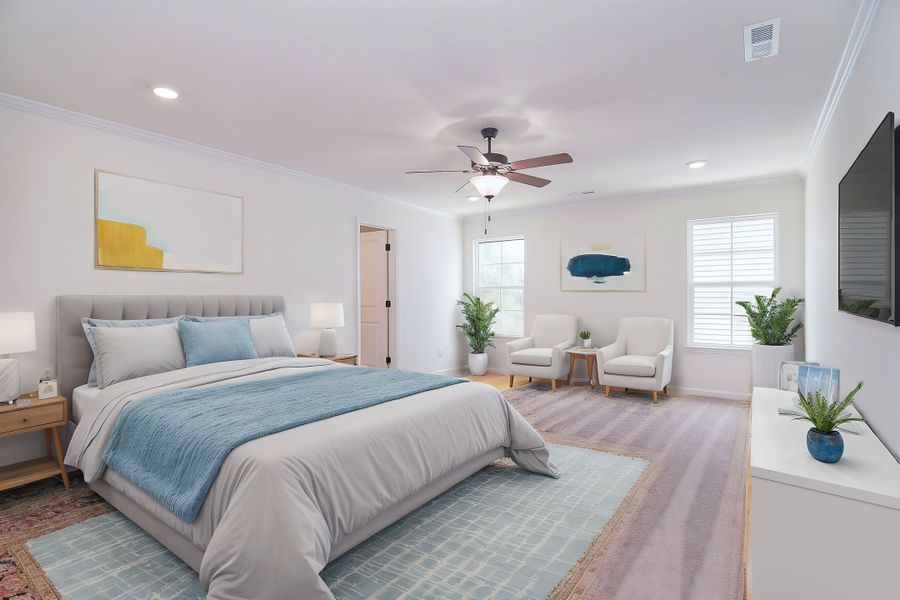 Furnished interior view inside a new home in Larkin, Statesville (Image 10). Furnished interior view inside a new home in Larkin, Statesville (Image 10).