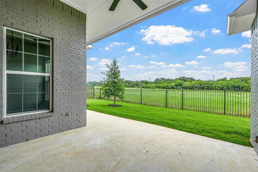 View of patio