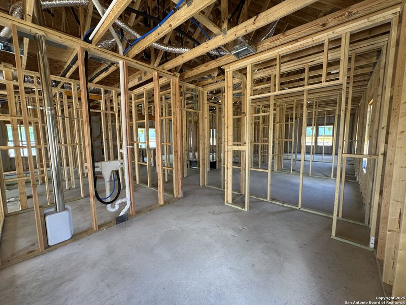 In-progress construction of a new home in The Preserve at the Wilder, Adkins, TX (Image 22).