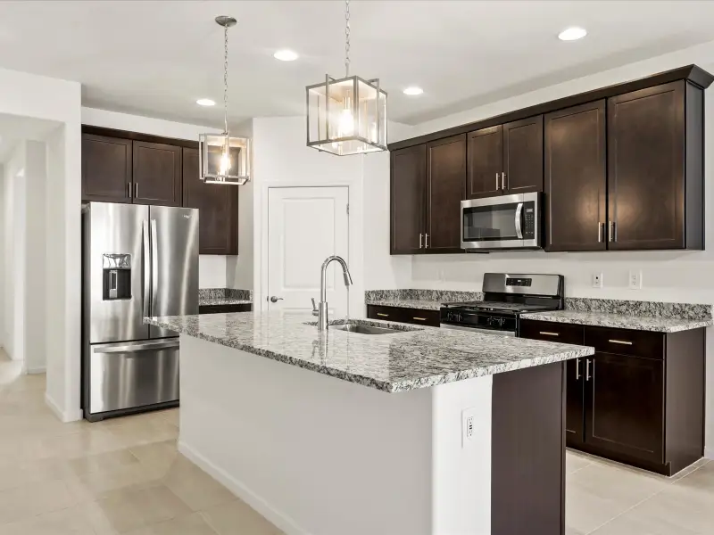 Furnished interior view inside a new home in Mandarina - Premier Series, Marana (Image 2). Furnished interior view inside a new home in Mandarina - Premier Series, Marana (Image 2).