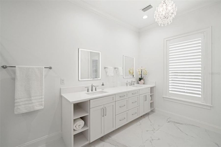 Furnished interior view inside a new home in , Tampa (Image 12). Furnished interior view inside a new home in , Tampa (Image 12).