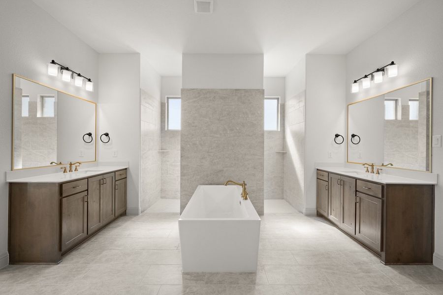 Furnished interior view inside a new home in Levante - 1 Acre Lots, Waxahachie (Image 14).