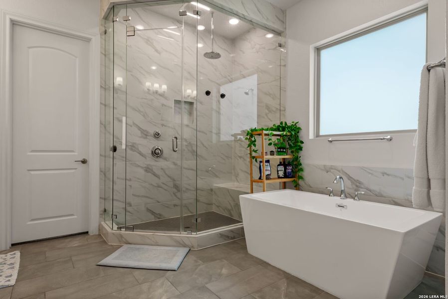 Furnished interior view inside a new home in Legend Park, Castroville (Image 10).
