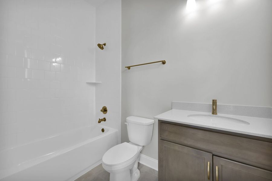 Representative furnished interior of a home built from the Tomoka by Riverside Homes in Hidden Creek at SilverLeaf Phase 1, St. Augustine (Image 18).
