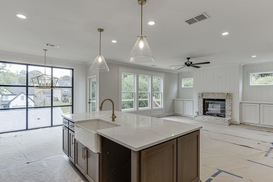 In-progress construction of a new home in , Buford, GA (Image 19).