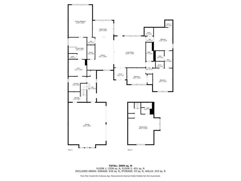 2D floor plan layout of this home in , Canton, GA (Image 3).