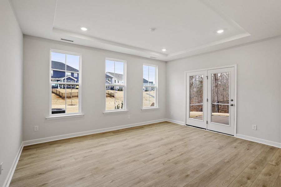 Spacious, unfurnished interior of a new home in Sweetbrier, Durham (Image 32).