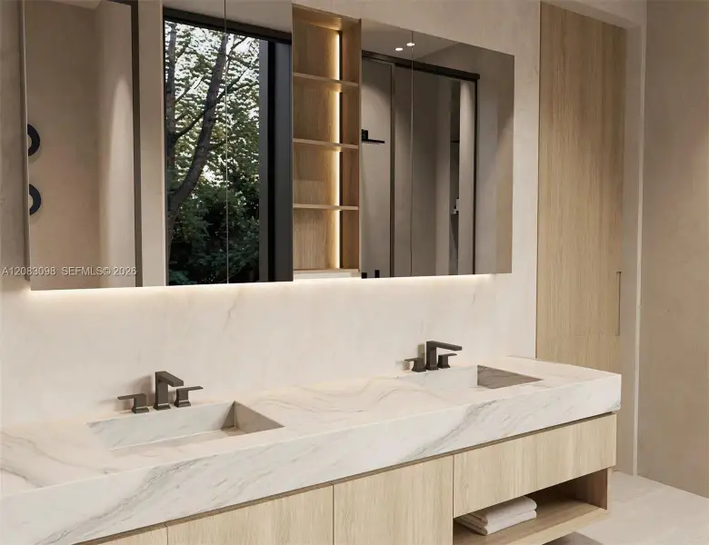 Close-up of interior finishes inside a home in , Miami Springs (Image 18).