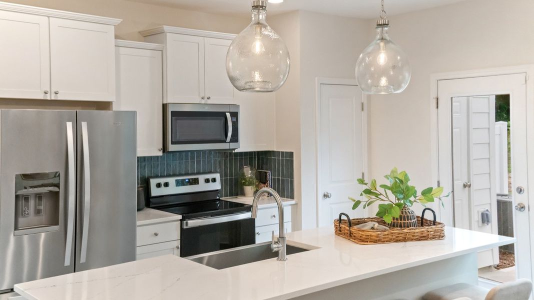 Furnished interior view inside a new home in Battle Bridge, Raleigh (Image 4).