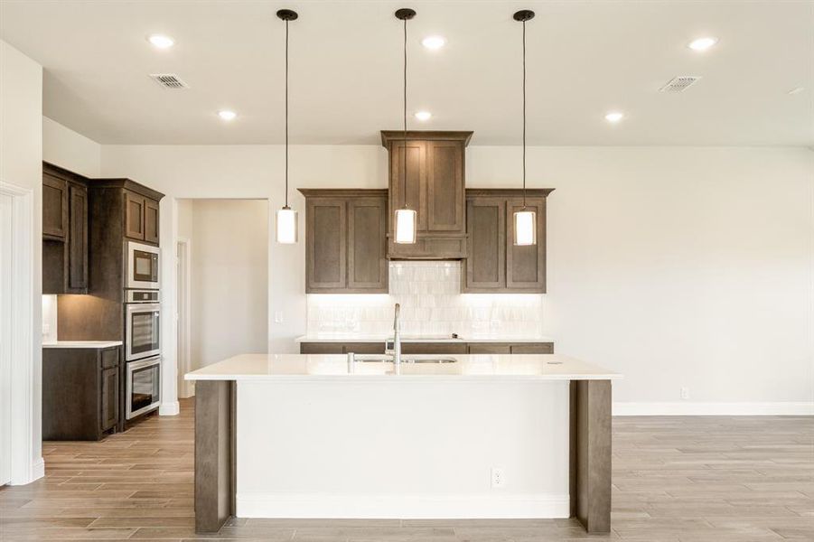 Furnished interior view inside a new home in Villages of Walnut Grove, Midlothian (Image 10). Furnished interior view inside a new home in Villages of Walnut Grove, Midlothian (Image 10).