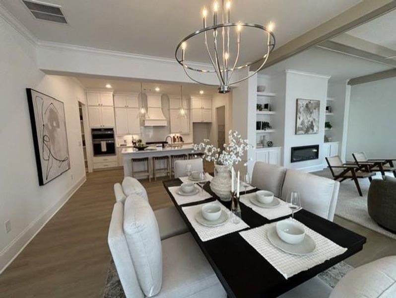 Furnished interior view inside a new home in , Canton (Image 10). Furnished interior view inside a new home in , Canton (Image 10).