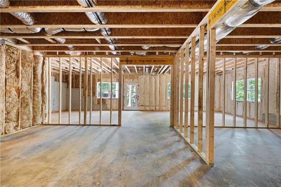 In-progress construction of a new home in , Cartersville, GA (Image 38).