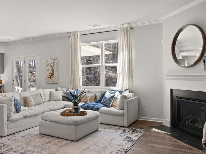 Furnished interior view inside a new home in Falcon Landing, Gainesville (Image 28).