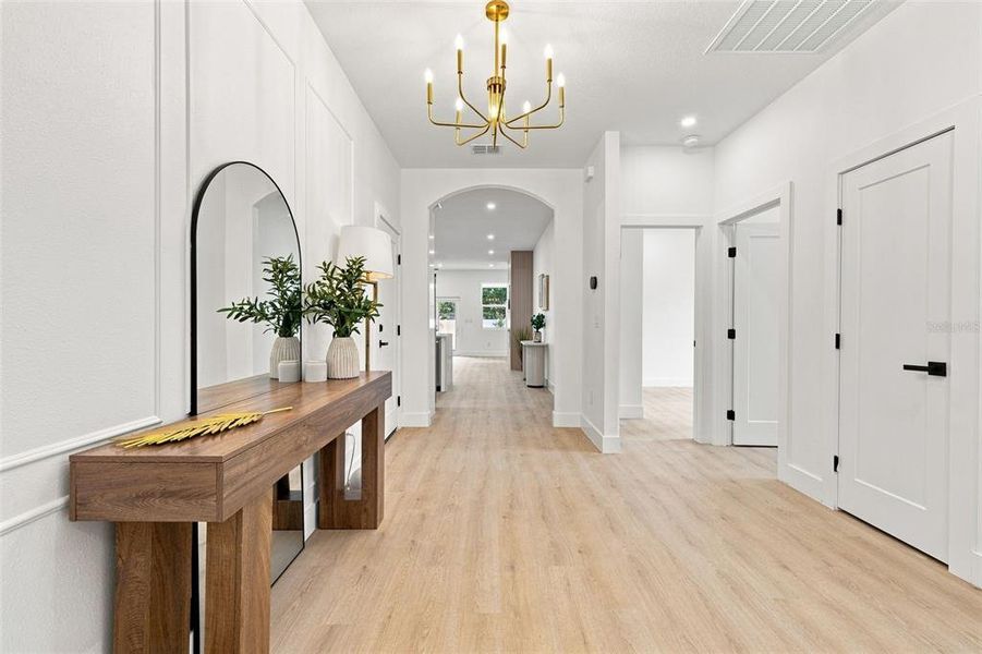 Furnished interior view inside a new home in , Tampa (Image 5).