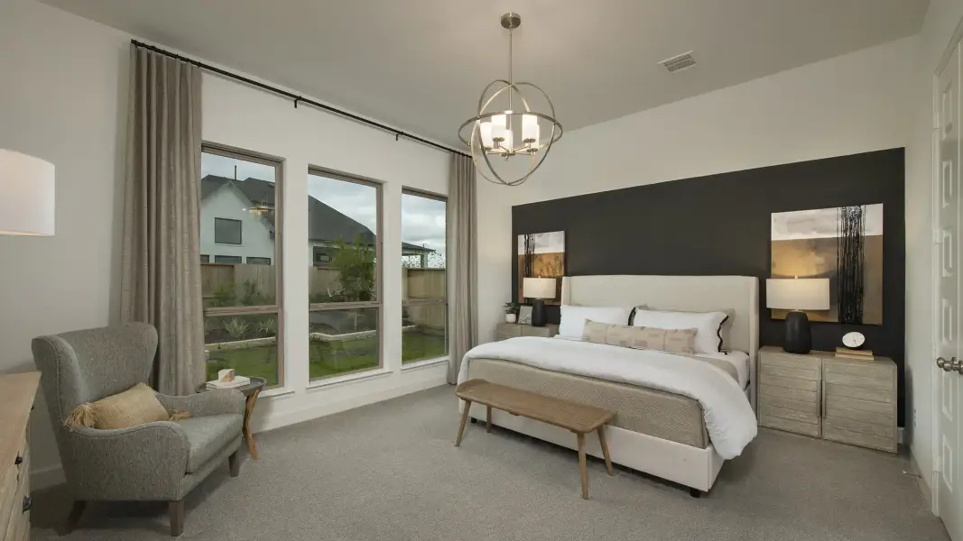 Furnished interior view inside a new home in Silo Mills, Cleburne (Image 48). Furnished interior view inside a new home in Silo Mills, Cleburne (Image 48).