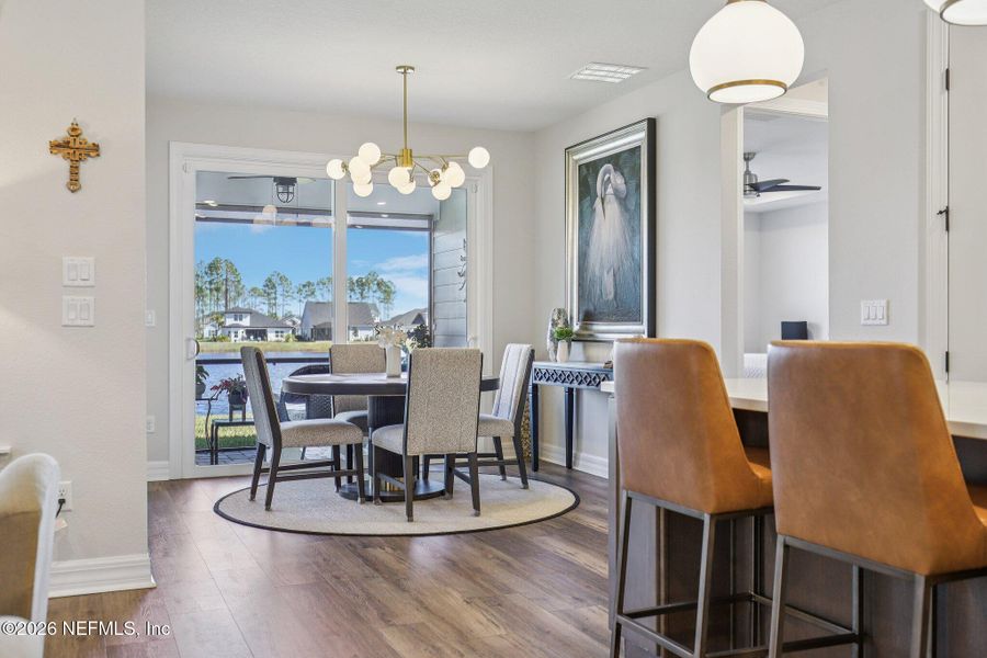 Furnished interior view inside a new home in , St. Augustine (Image 8).