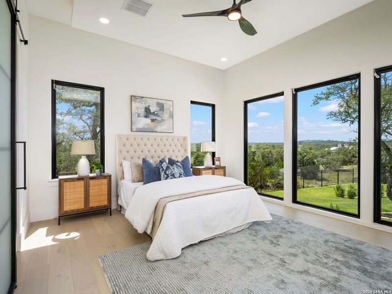 Furnished interior view inside a new home in , Boerne (Image 38).