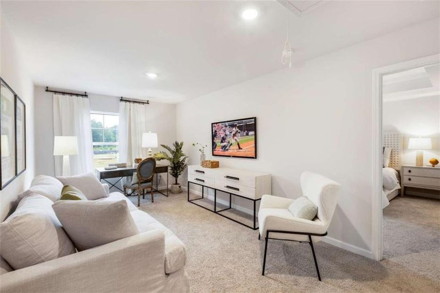 Furnished interior view inside a new home in , Conyers (Image 13).