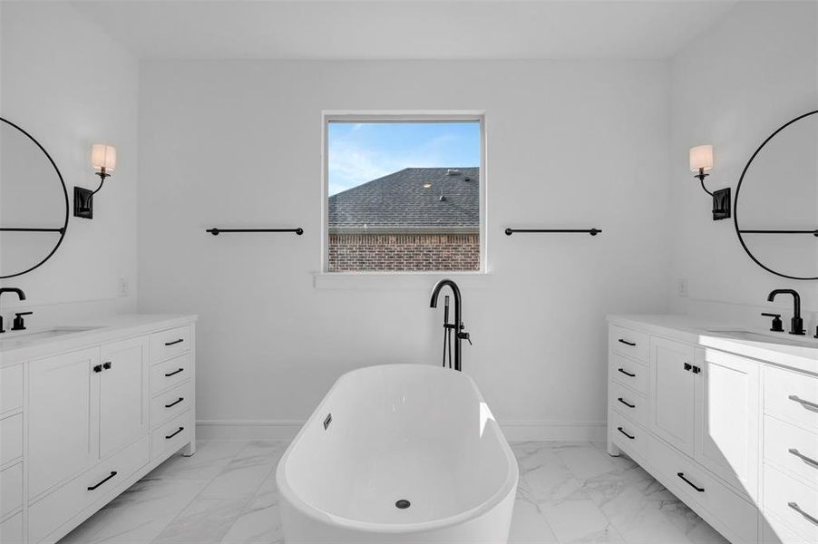 Furnished interior view inside a new home in Heath Golf & Yacht Estates, Heath (Image 27).