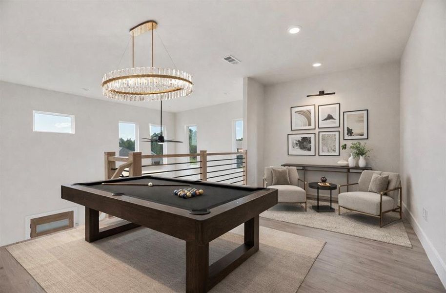 Furnished interior view inside a new home in , Dallas (Image 8). Furnished interior view inside a new home in , Dallas (Image 8).