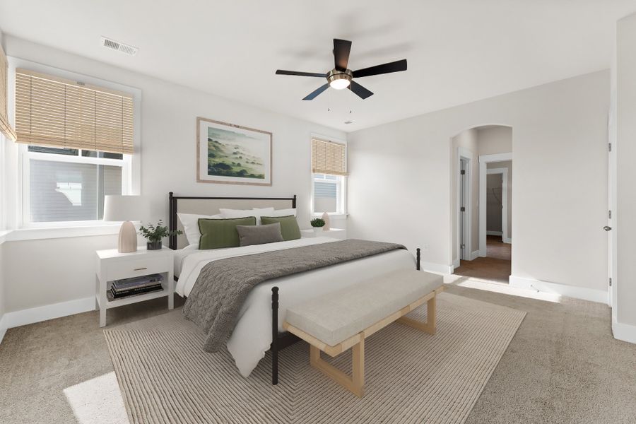 Riverain Master Bedroom Furnished