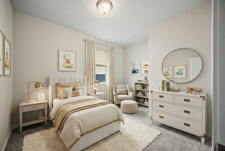 Furnished interior view inside a new home in Aspen Ranch, Fountain (Image 17).