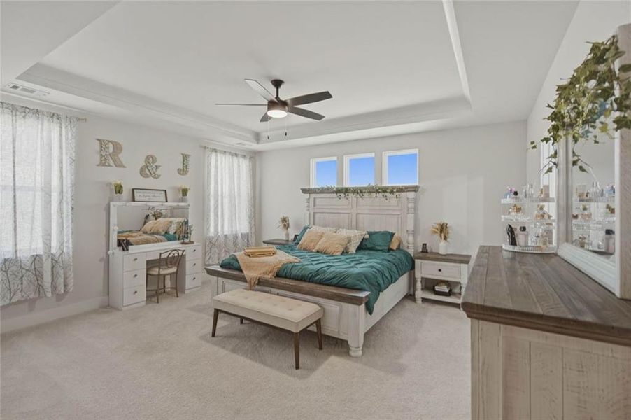 Furnished interior view inside a new home in Cambridge, Flowery Branch (Image 18). Furnished interior view inside a new home in Cambridge, Flowery Branch (Image 18).