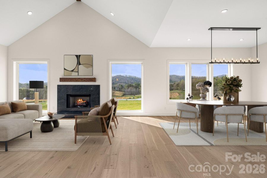 Furnished interior view inside a new home in , Fletcher (Image 16).