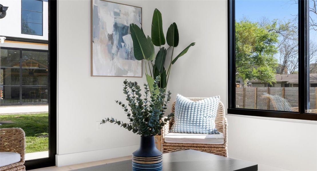 Exterior details and patio area of a home in , Austin (Image 4).