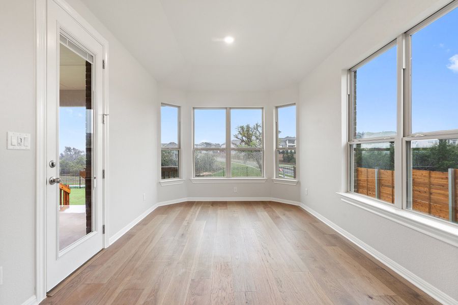 Representative unfurnished interior of a home built from the Palmer by Ashton Woods in The Estates at La Cima, San Marcos (Image 53).