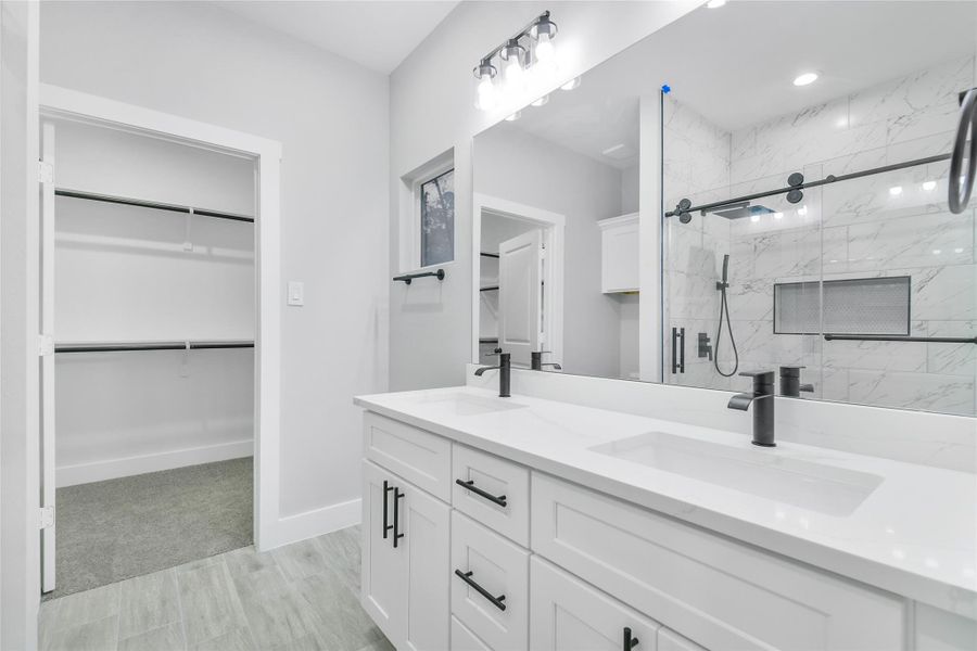 Furnished interior view inside a new home in , Willis (Image 7).