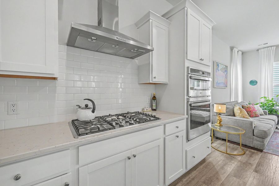 Furnished interior view inside a new home in Limehouse Village: Row Collection, Summerville (Image 42).