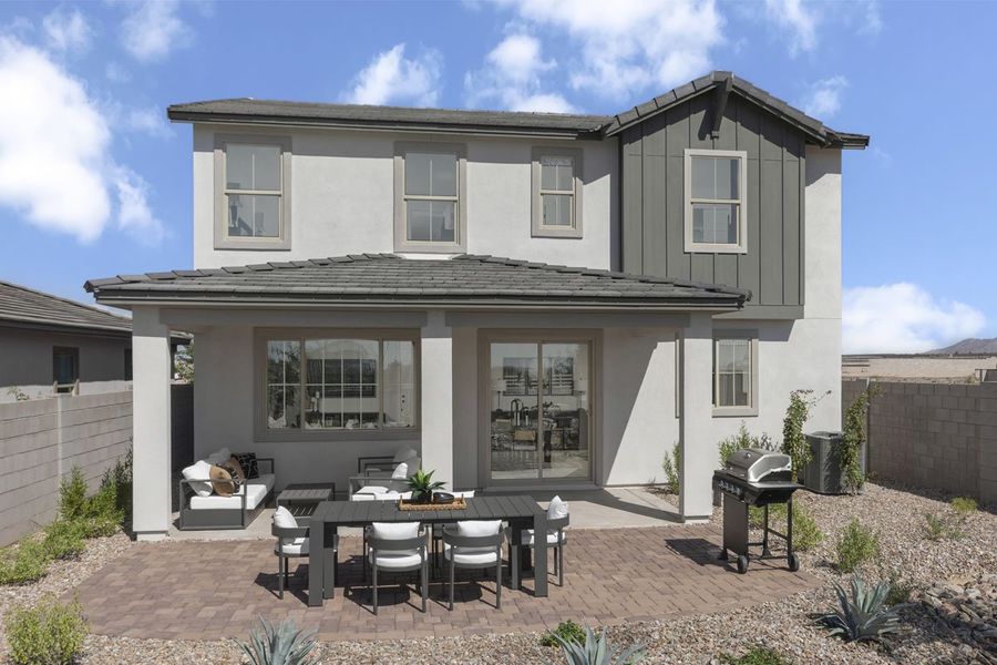 Image 14 representing the 2383 Modeled by KB Home in The Traditions at Teravalis, Buckeye, AZ.