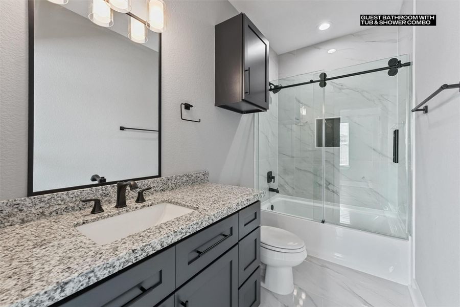 Furnished interior view inside a new home in , Houston (Image 9).