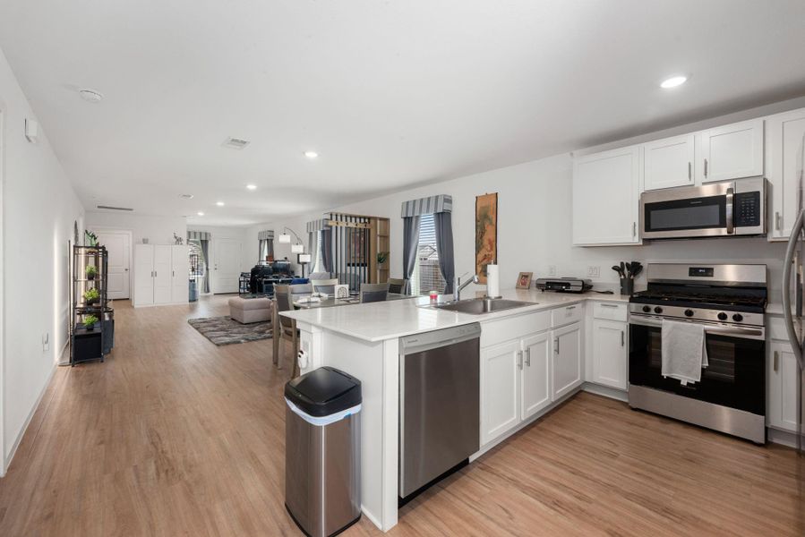 Furnished interior view inside a new home in , Splendora (Image 20).