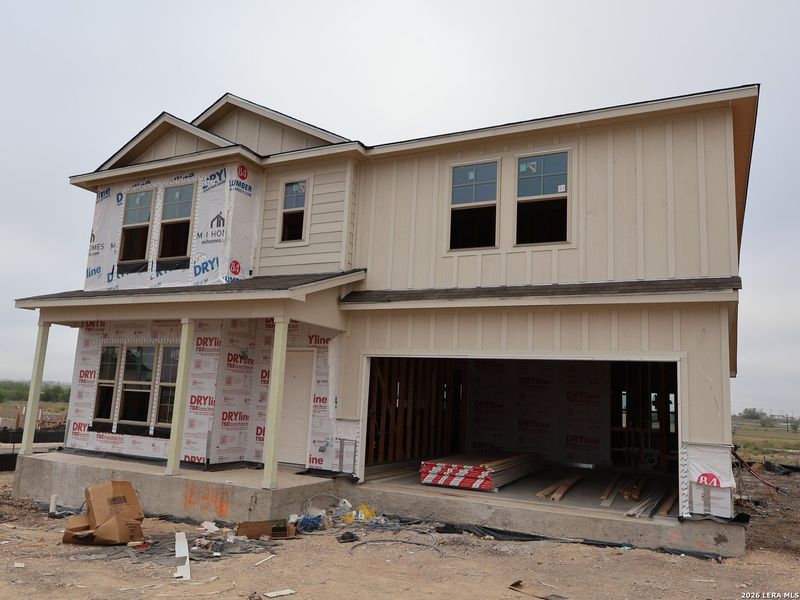 In-progress construction of a new home in Paloma Park, Converse, TX (Image 22).